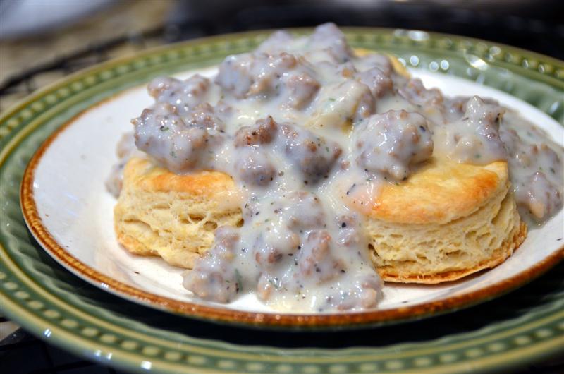 how to make sausage gravy without flour